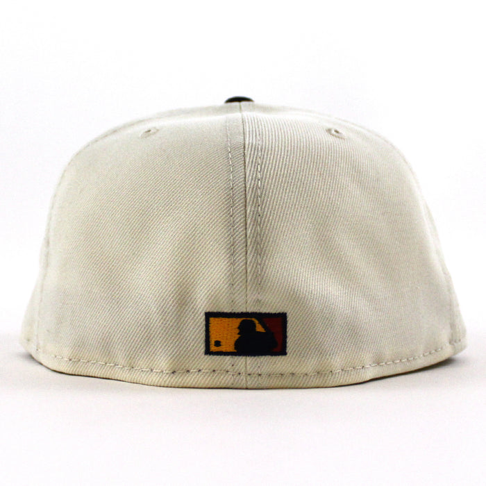 Oakland Athletics Elephant New Era 59Fifty Fitted Hat (Chrome Navy Gray Under Brim)