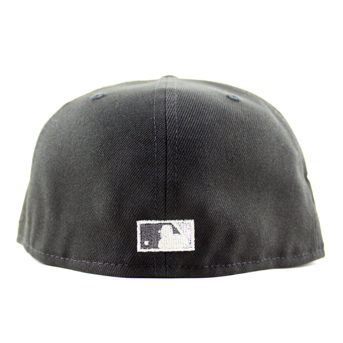 Oakland Athletics Elephant Patch New Era 59Fifty Fitted Hat (Black Gray Under Brim)