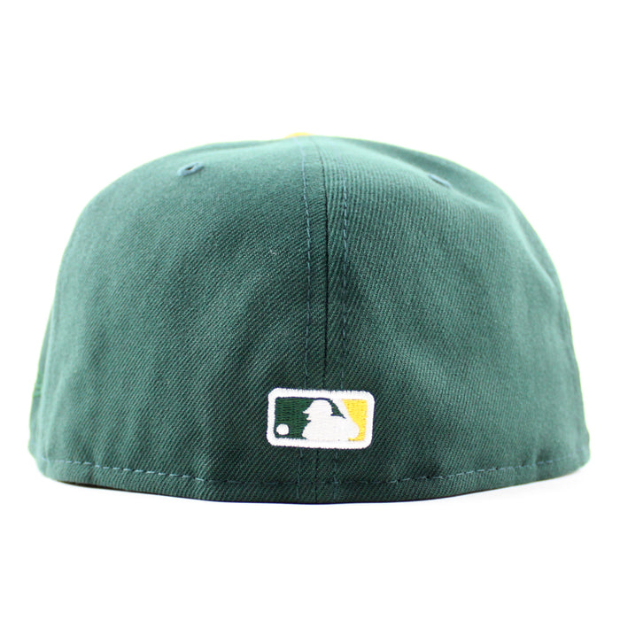 Oakland Athletics Spring Training Hohokam Stadium New Era 59Fifty Fitted Hat (Dark Green Yellow Gray Under Brim)