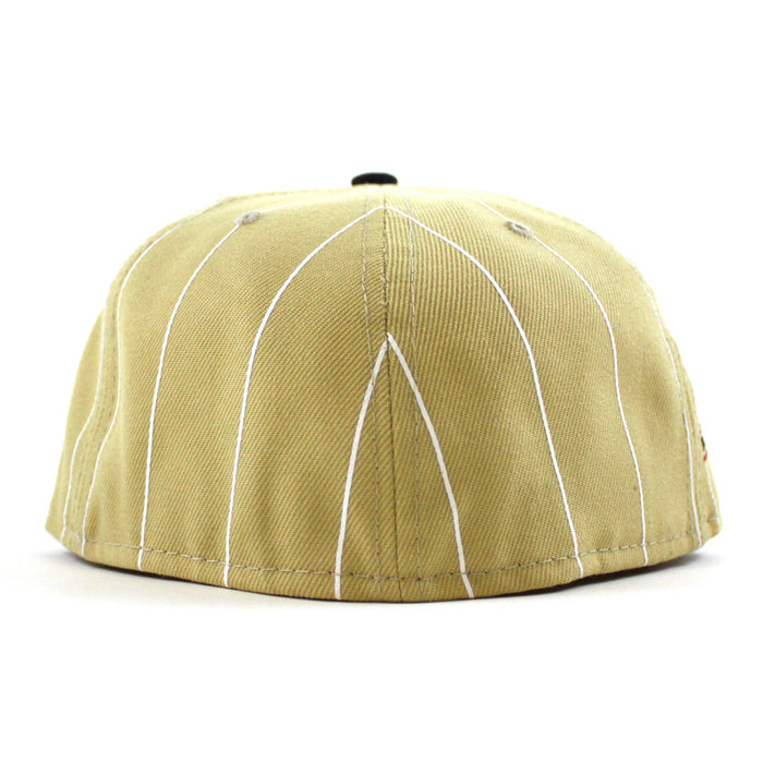 Philadelphia Athletics New Era 59Fifty Fitted Hat (59FIFTY DAY - Vegas Gold Pinstripe)