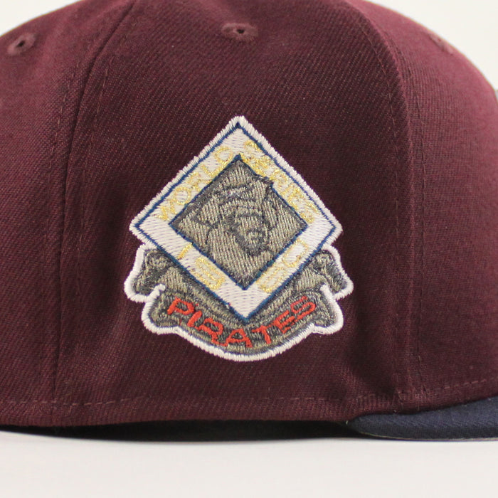 Pittsburgh Pirates 1960 World Series 59Fifty New Era Fitted Hat (Maroon Navy Gray Under Brim)