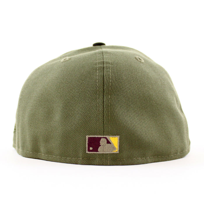 Pittsburgh Pirates 60 World Series 59Fifty New Era Fitted Hat (New Olive Black Gold Under Brim)