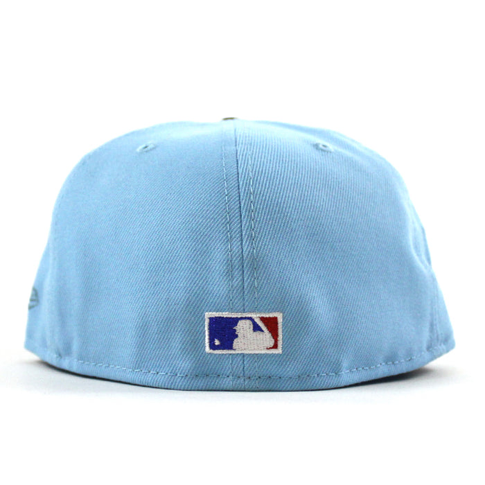 Pittsburgh Pirates National’s Patch 59Fifty New Era Fitted Hat (Blue Navy Scarlet Red Under Brim)