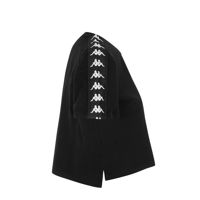 Polera Crop 222 Banda Apua Women Black White