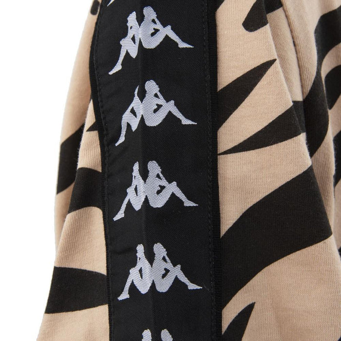 Polera Crop Top Animal Print 2201 Women Beige Banda Negra