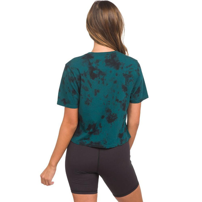Polera Crown Tiedye Crop Deepteal Tie Hurley