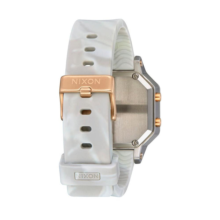 Reloj Siren SS Silver Gray Marble Nixon
