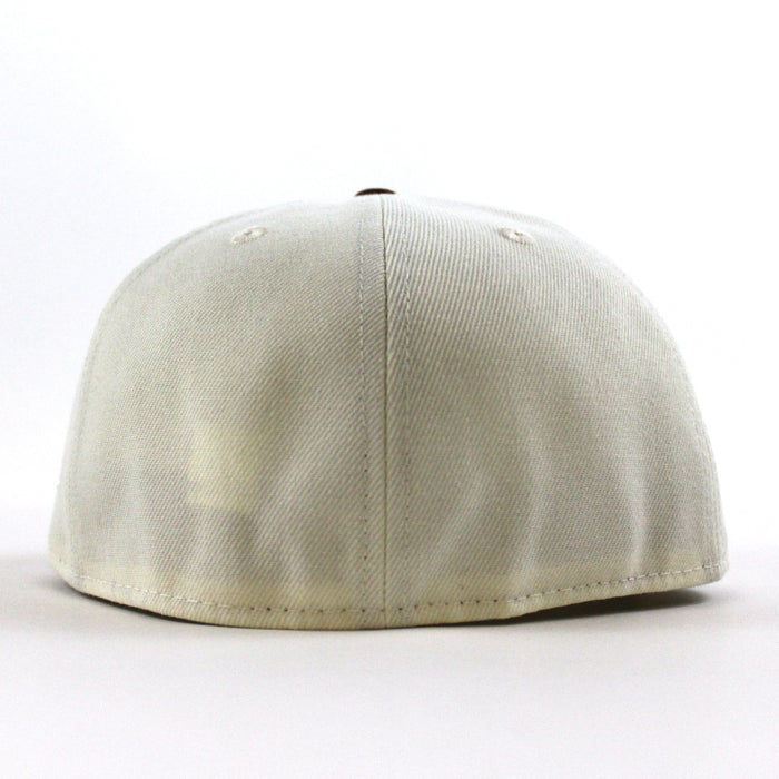 ROOSTER New Era 59Fifty Fitted Hat (Chrome White Maroon Green Under Brim)