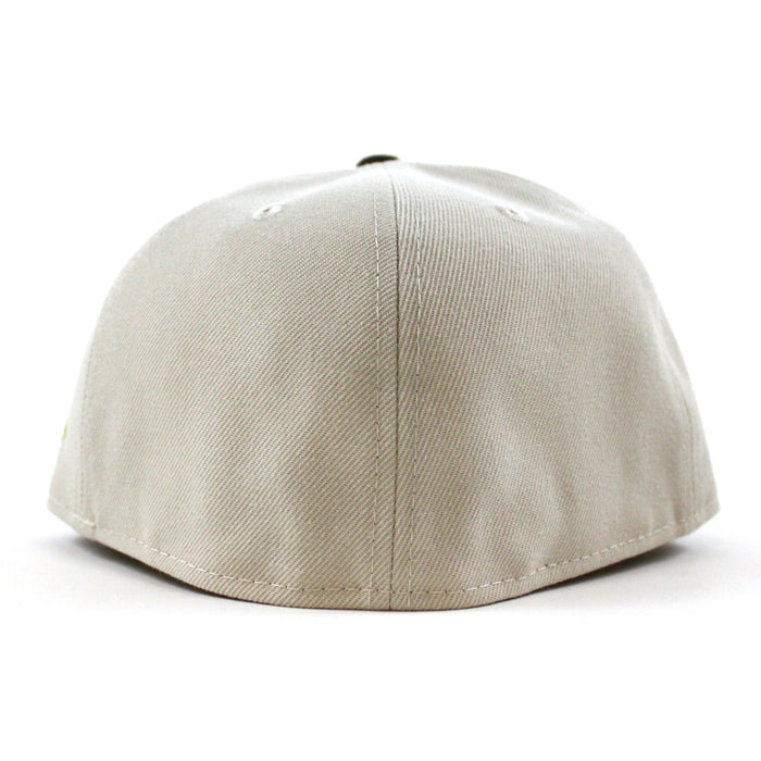 ROOSTER New Era 59Fifty Fitted Hat (STONE DARK PEWTER NEW OLIVE Under Brim)