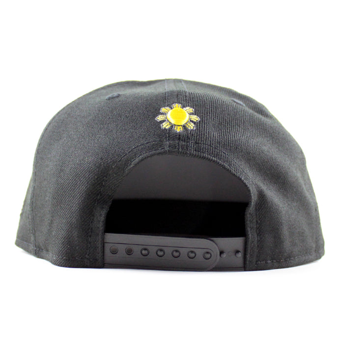 ROOSTER Philippines flag New Era 9Fifty Snapback Cap (Black Red Under Brim)
