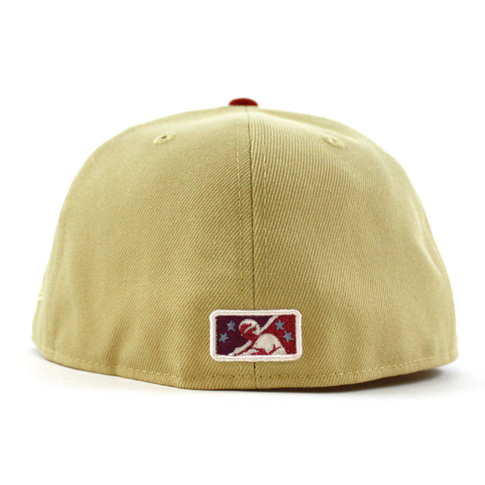 SAN JOSE GIANTS 30th Anniversary New Era 59Fifty Fitted Hat (Vegas Gold Scarlet Red Gray Under Brim)