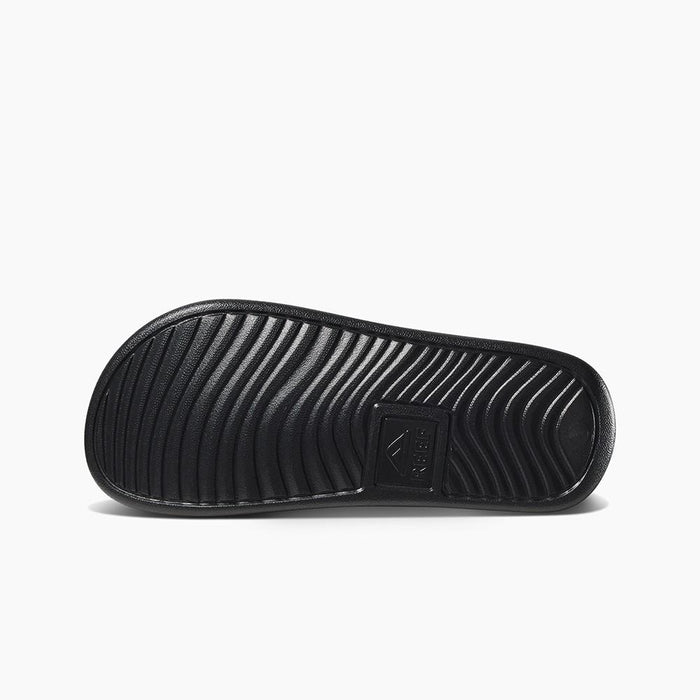 Sandalia One Slide Kids Black White Reef