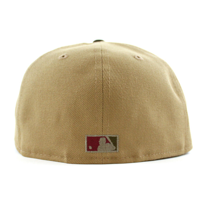 Seattle Mariners 2001 All Star Game New Era 59Fifty Fitted Hat (Khaki Black Gray Under Brim)