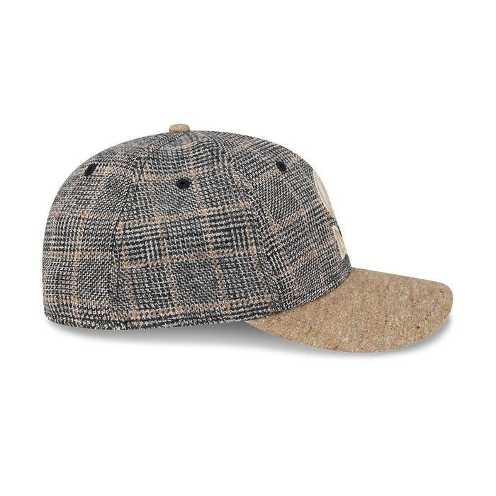 This is a Seattle Mariners MLB Vintage Tweed Open Blue Retro Crown 59FIFTY Fitted Cap 7
