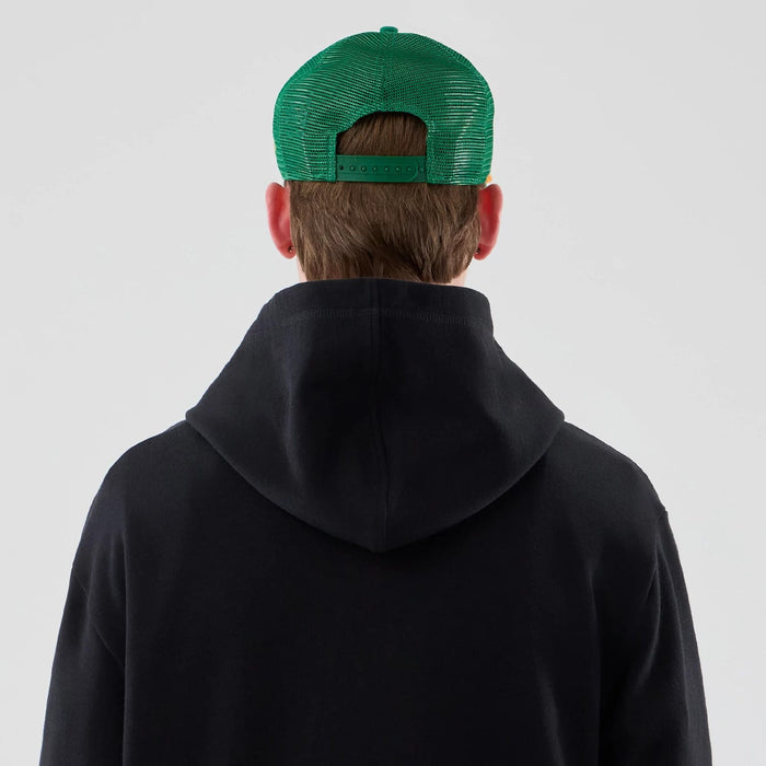 The Male model is wearing Stranger Things Black Oversized Pullover Hoodie 7