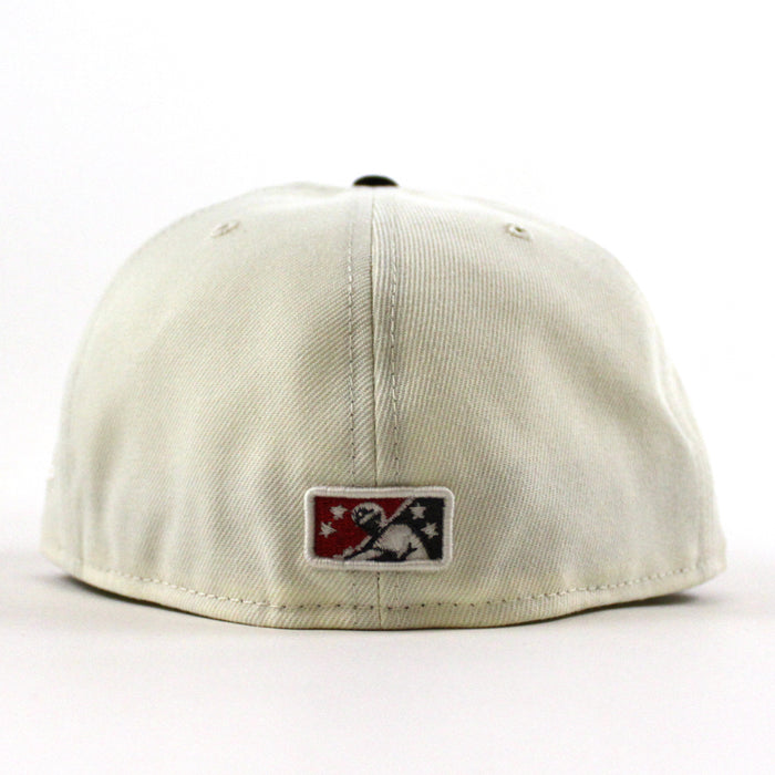 Sugar Land Space Cowboys Astros Patch New Era 59Fifty Fitted Cap (Chrome White Black Gray Under Brim)