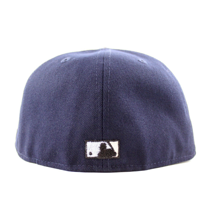 Tampa Bay Devil Rays 2008 World Series New Era 59Fifty Fitted Hat (Night Shift Navy Silver Green UnderBrim)