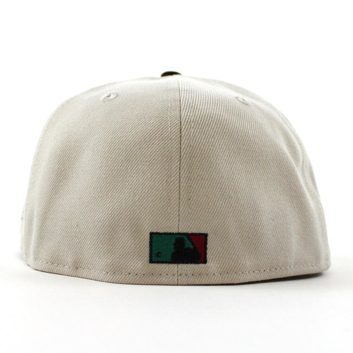 Tampa Bay Devil Rays Inaugural Season 1998 New Era 59Fifty Fitted Hat (Stone Black Gray UnderBrim)