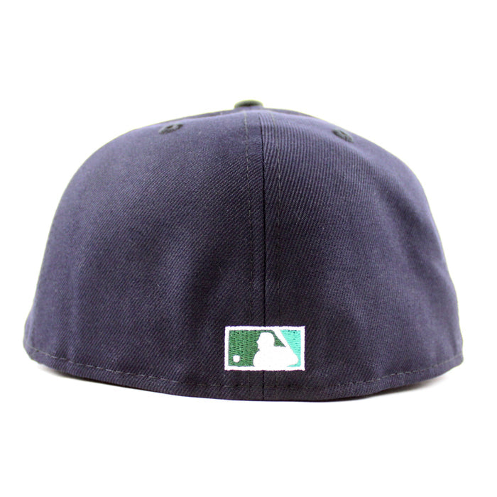 Toronto Blue Jays 40TH ANNIVERSARY New Era 59Fifty Fitted Hat (Navy Seaweed Doscientos Blue Under Brim)