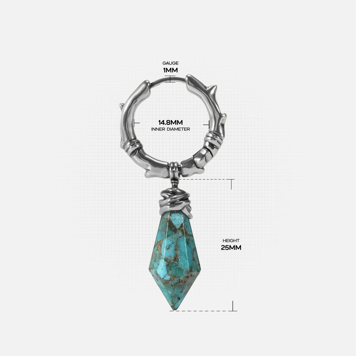 WRAPPED RELIC EARRINGS