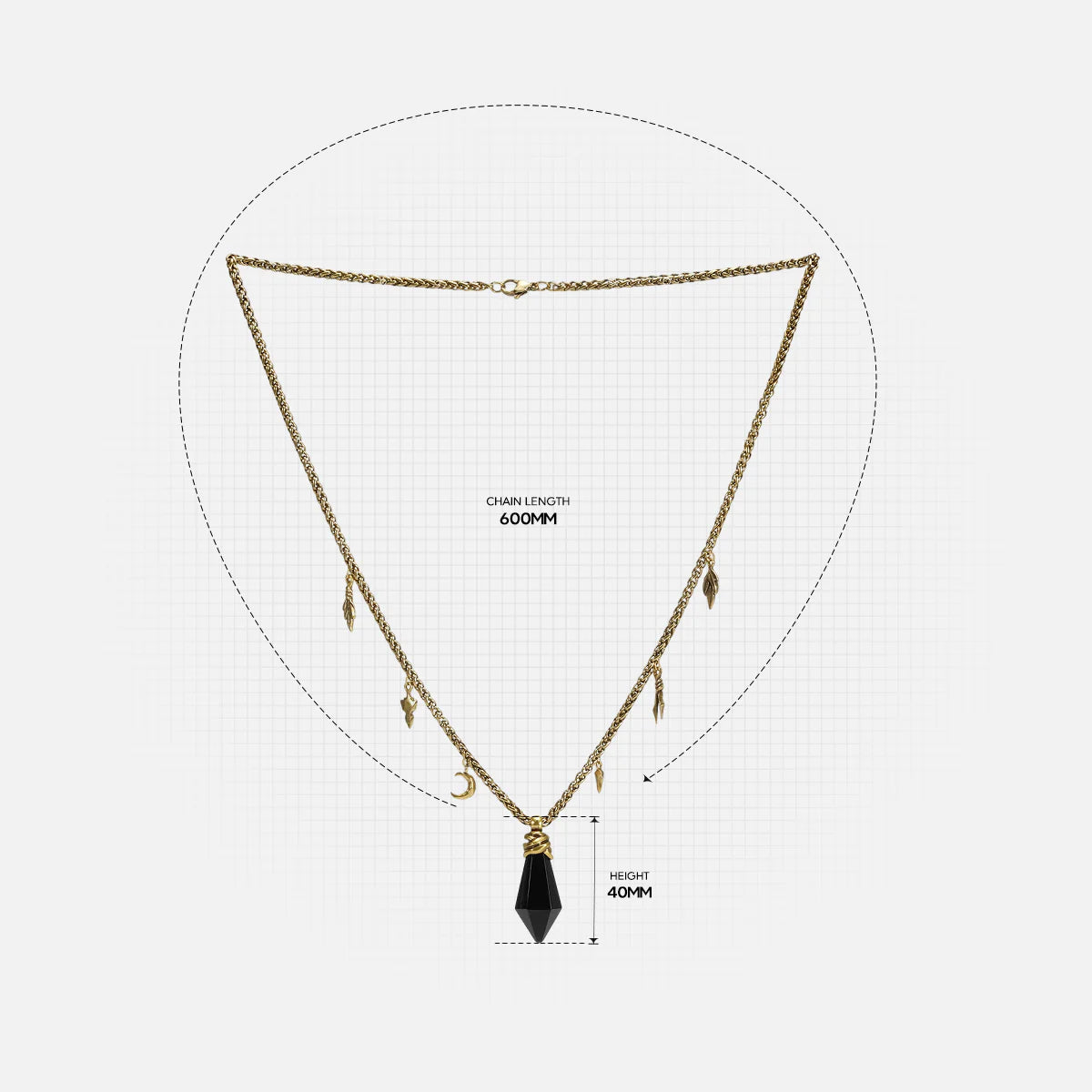 WRAPPED RELIC NECKLACE