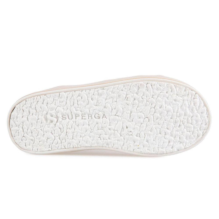Zapatilla 2730 Kids PRINT Platform White Gold Superga