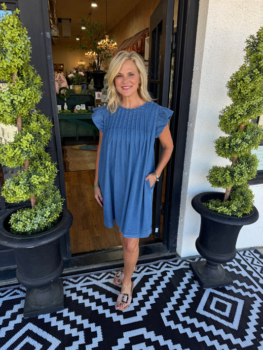 Piper Dress - Denim