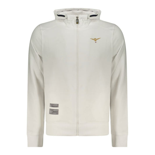 Accademia Militare White Cotton Men's Hoodie