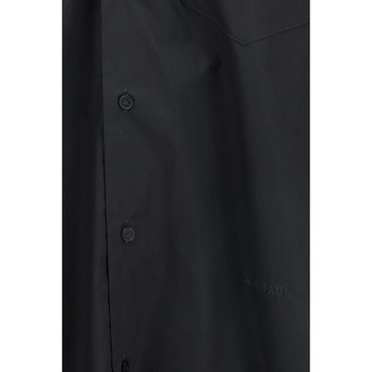 ALAINPAUL Black Cotton Shirt