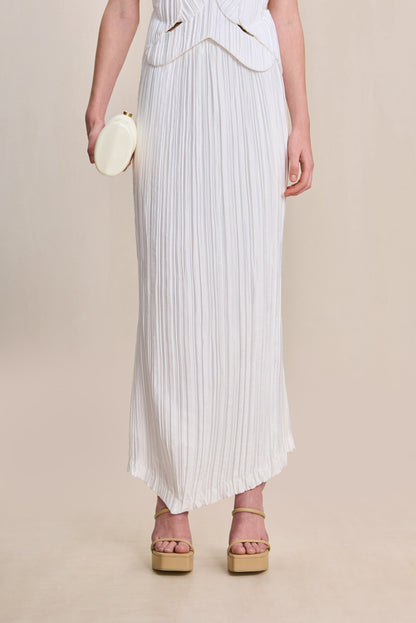 OMID SKIRT - OFF WHITE