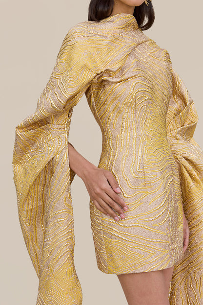 BRANDY DRESS - GOLD MULTI