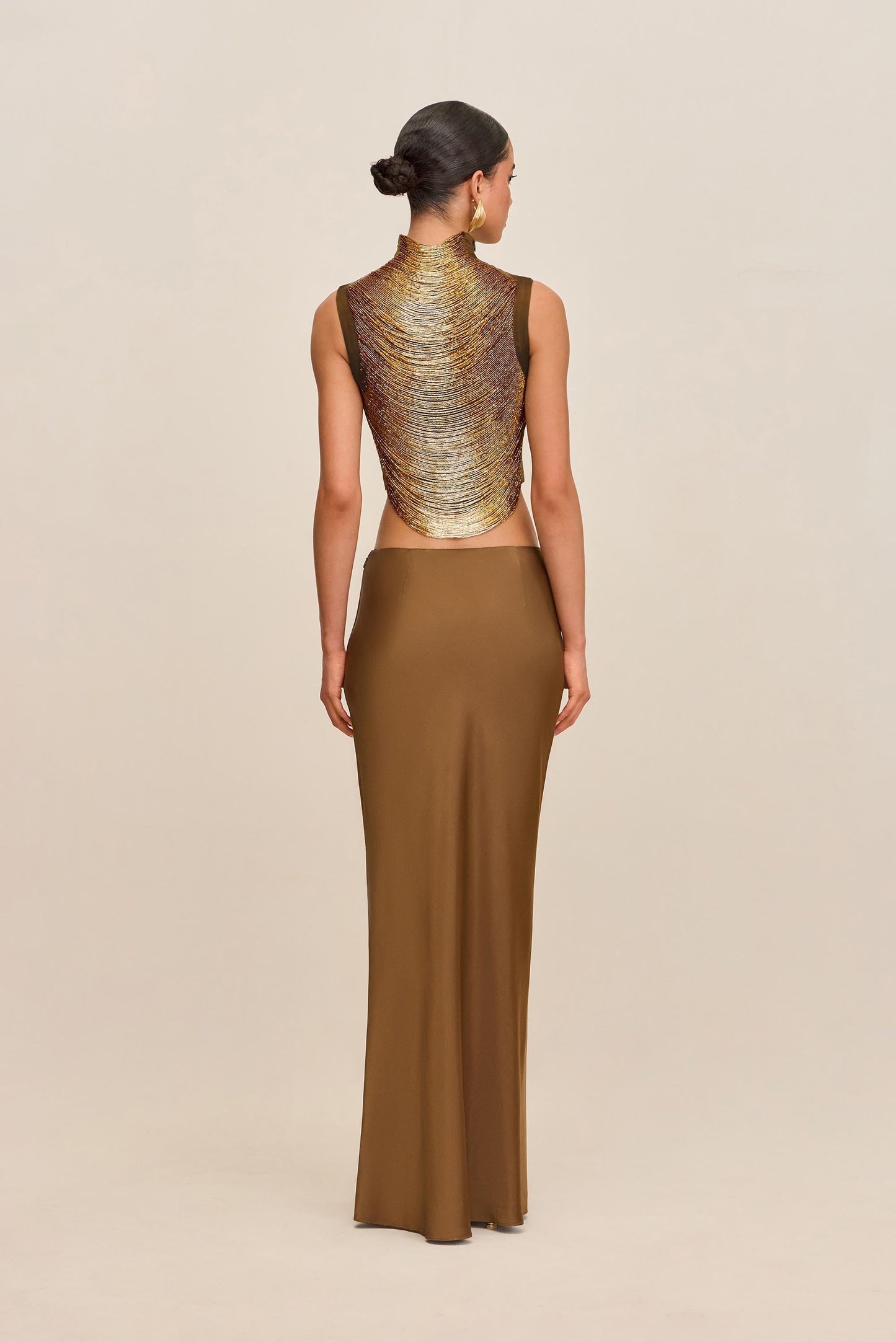 TARAJI TOP - BRONZE