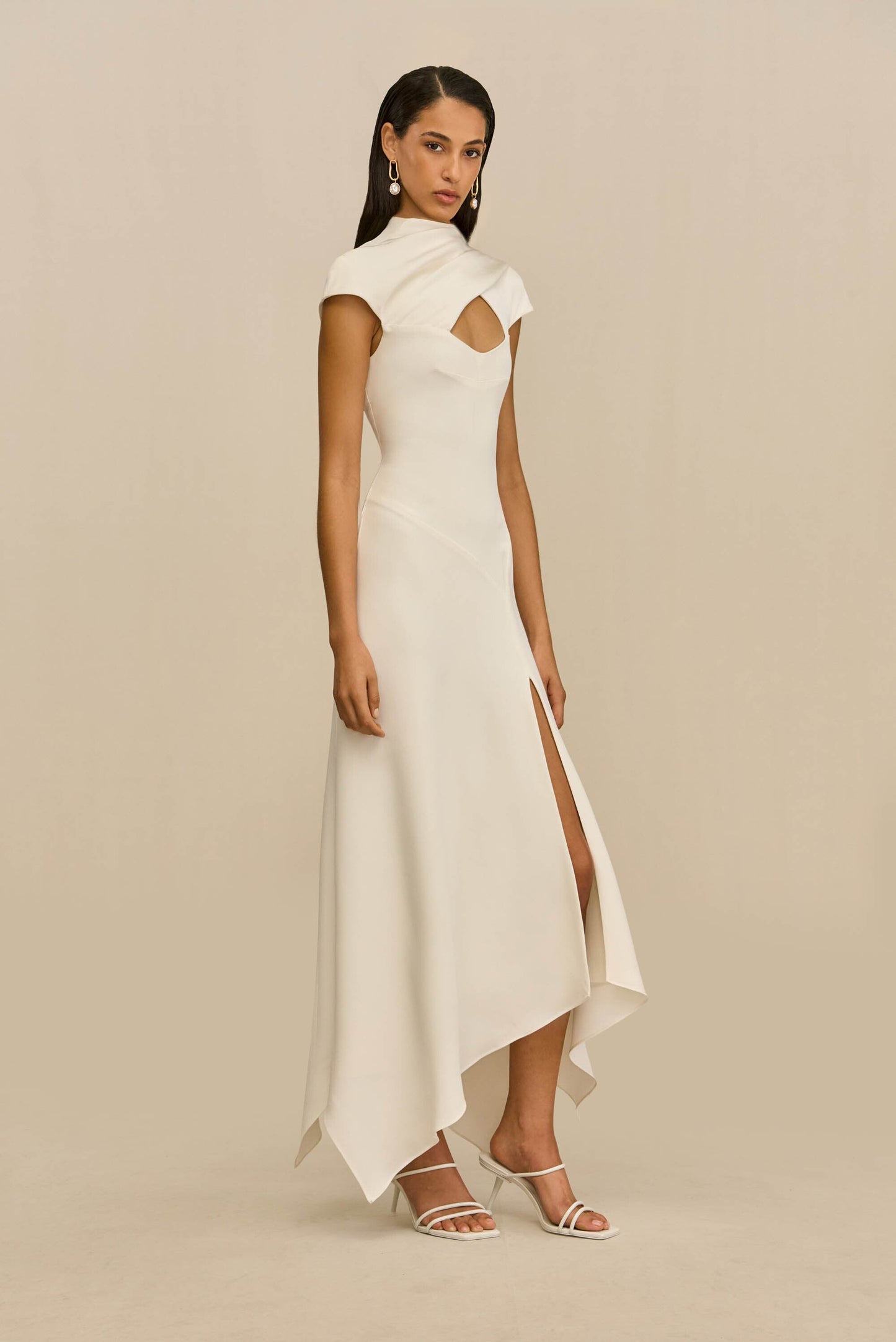 CECILY DRESS - OFF WHITE