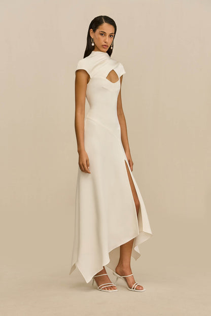 CECILY DRESS - OFF WHITE