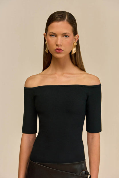 SANDERS TOP - BLACK