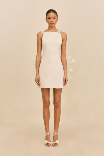 TARA DRESS - OFF WHITE