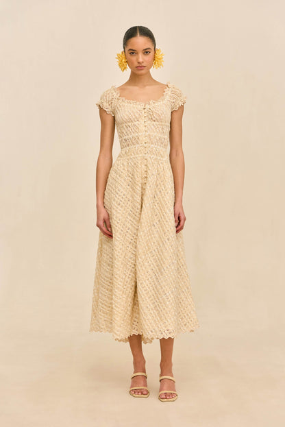 LEYO DRESS - SESAME MULTI