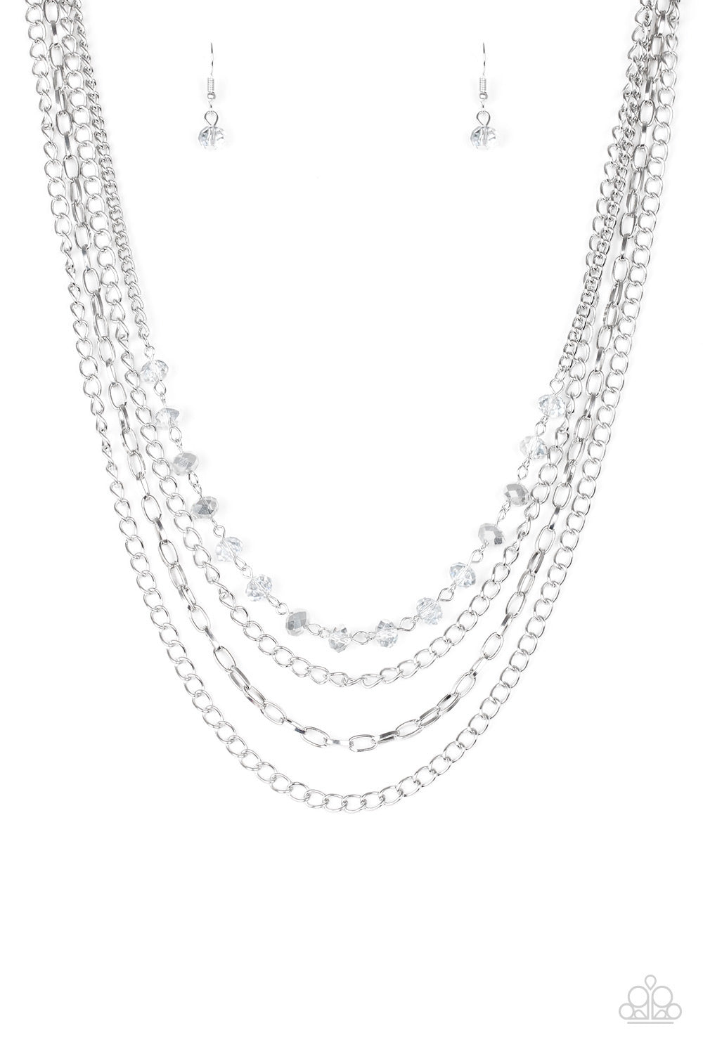 Extravagant Elegance - Silver Paparazzi Accessories