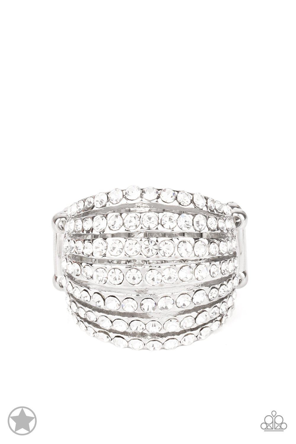 Blinding Brilliance - White Paparazzi Accessories