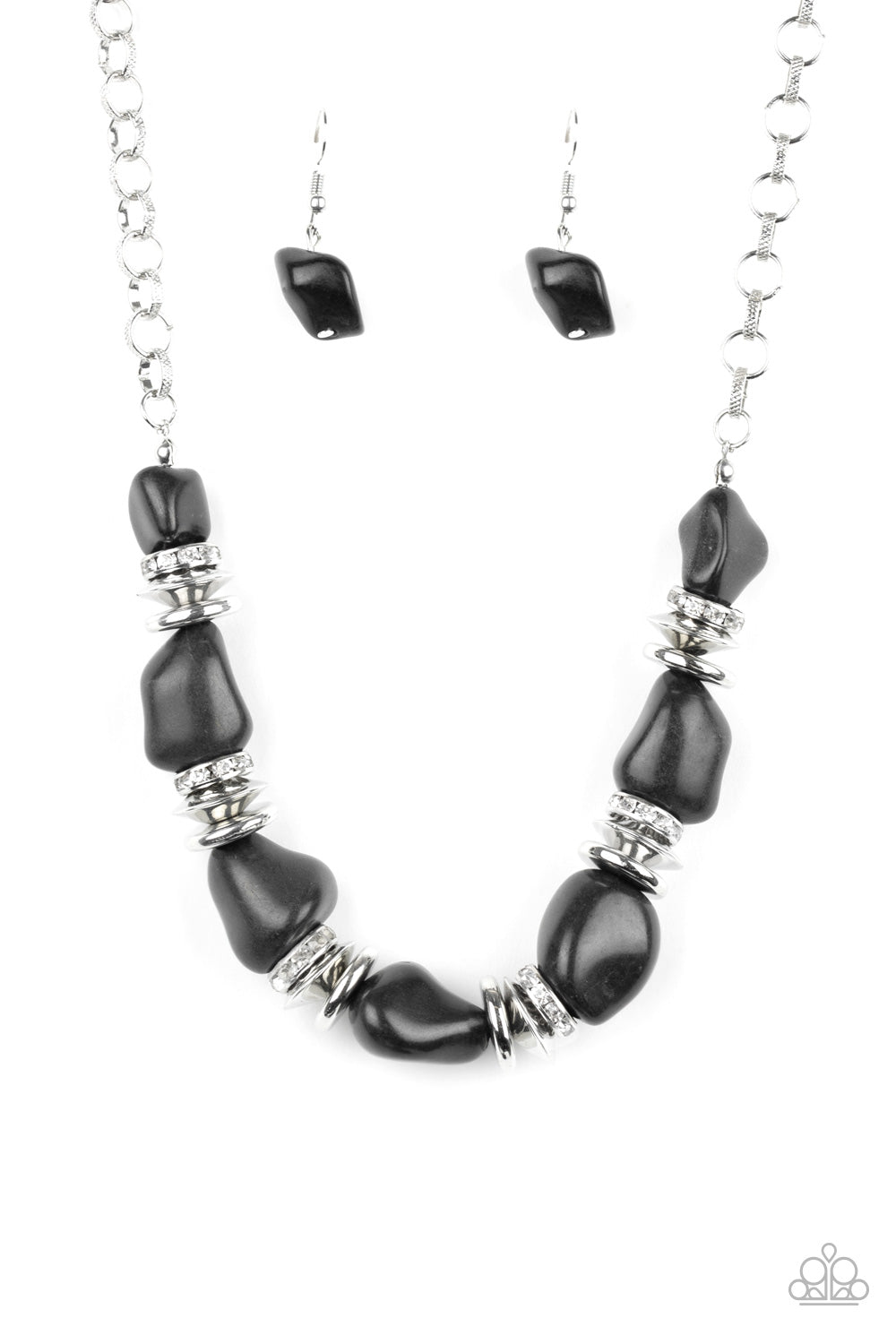 Stunningly Stone Age - Black Paparazzi Accessories