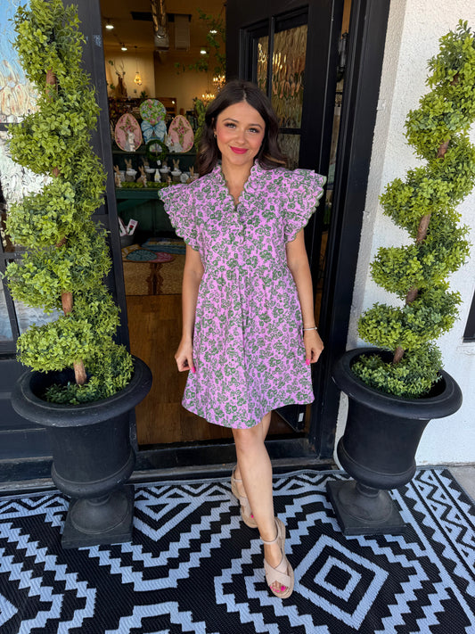 Bria Dress - Pink