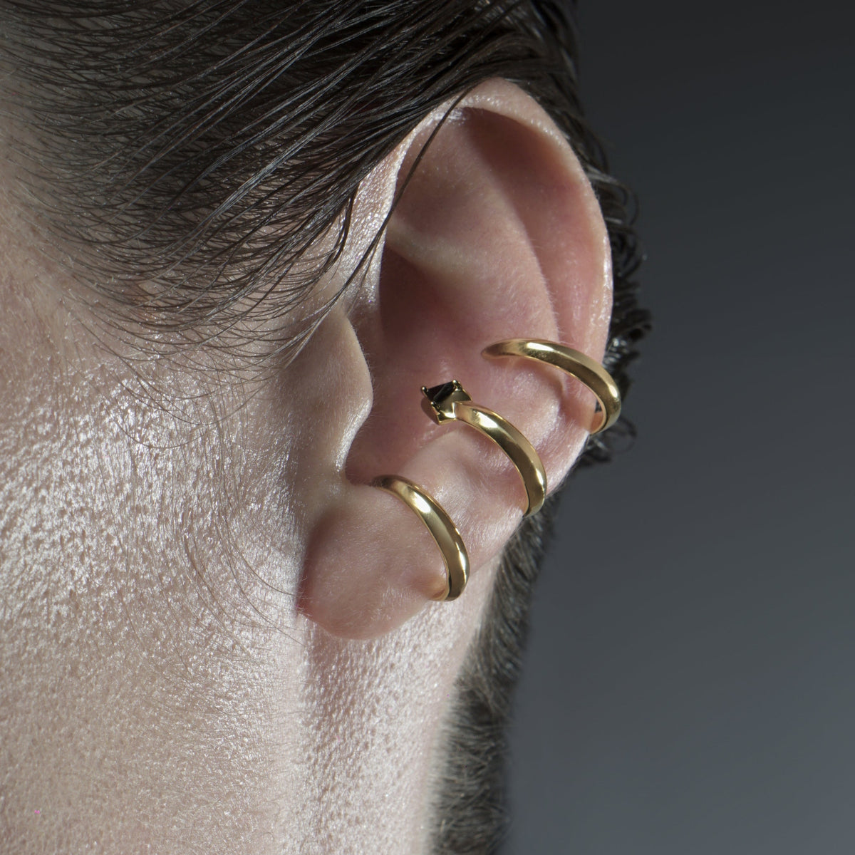 TWIN FANG EAR CUFFS