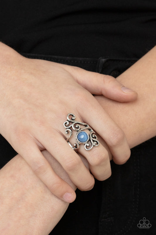 Glimmering Grapevines - Blue Paparazzi Accessories