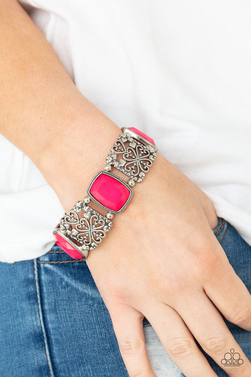 Colorful Coronation - Pink Paparazzi Accessories