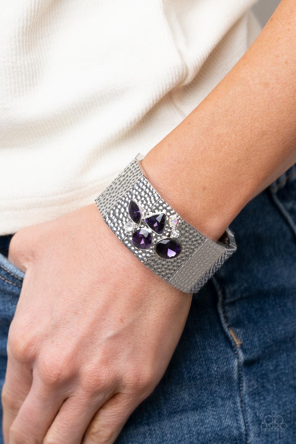 Flickering Fortune - Purple Paparazzi Accessories