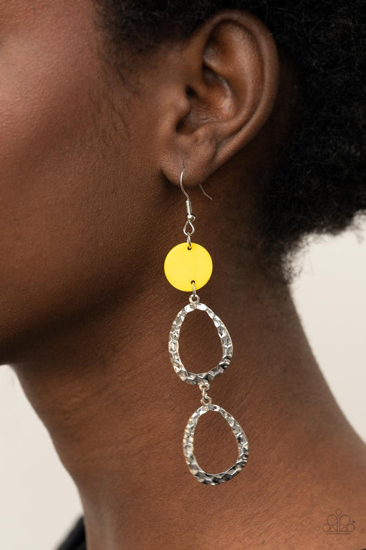 Surfside Shimmer - Yellow Paparazzi Accessories