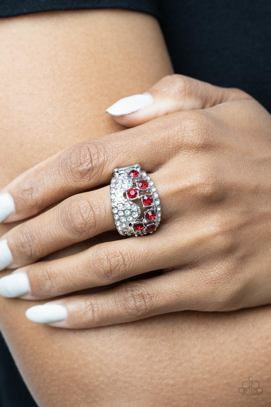 Imperial Incandescence - Red Paparazzi Accessories