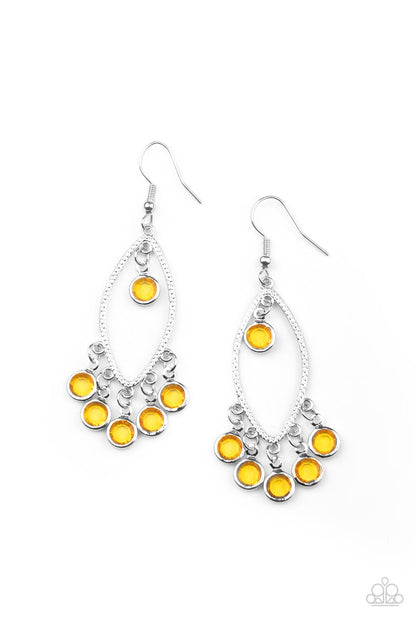 Glassy Grotto - Yellow Paparazzi Accessories