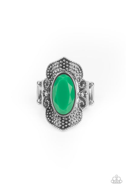 Taj Mahal Trendsetter - Green Paparazzi Accessories