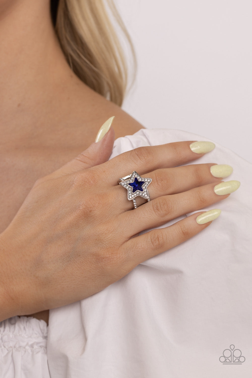 One Nation Under Sparkle - Blue Paparazzi Accessories